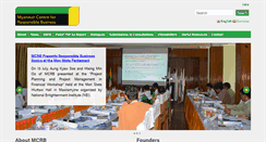 Desktop Screenshot of myanmar-responsiblebusiness.org