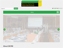 Tablet Screenshot of myanmar-responsiblebusiness.org